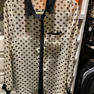 Cheer polka dot blouse